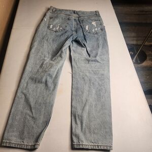 Insane Gene Light Wash Classic Straight Leg Denim Jeans